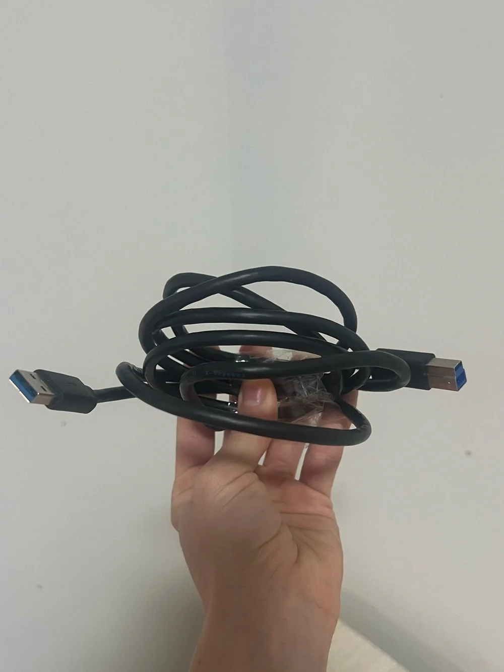 USB 3.0 A to B Cable - 6ft Black Printer/Monitor Cable - Picture 2 of 7